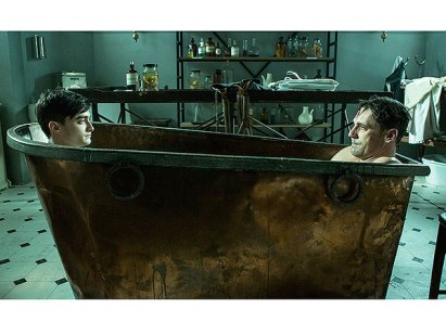 Jon Hamm and Daniel Radcliffe in the 2012 TV adaptation