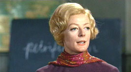 Dame Maggie Smith as Miss Brodie in the 1969 film